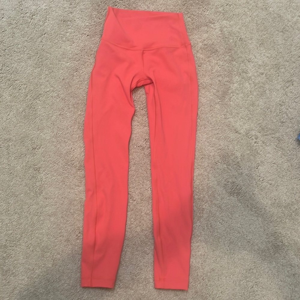 Lululemon Align HR double lined leggings 25” size 2